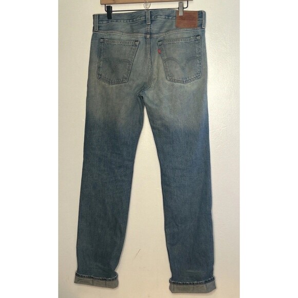 Vintage Levi’s 541 Redline Selvedge Athletic Fit 34x34 Made In India 100%Cotton - Picture 2 of 9